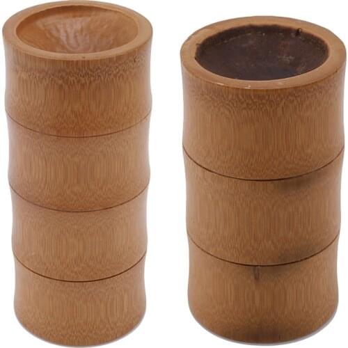 Bamboo Tube Tea Box Airtight Small Container Spices Storage Jar with Lid Spices Travel Sealed Kitchen Storage Box