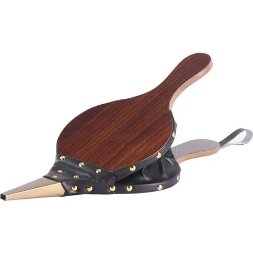 Wooden Stove Fireplace Bellow Handheld Blast Air Blower for Outdoor Picnic BBQ Grill Fire Pit Fire Starter Kits