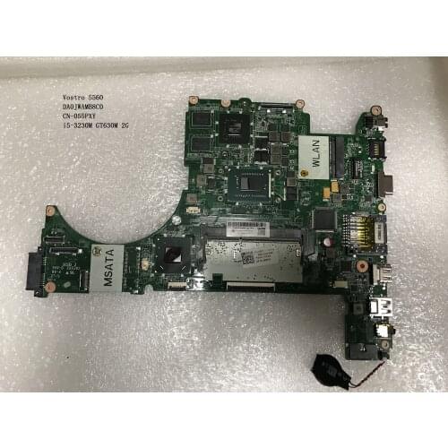 For dell Vostro 5560 DA0JWAMB8C0 CN-055PXY 055PXY 55PXY Laptop Motherboard with i5-3230M cpu GT630M 2G Tested