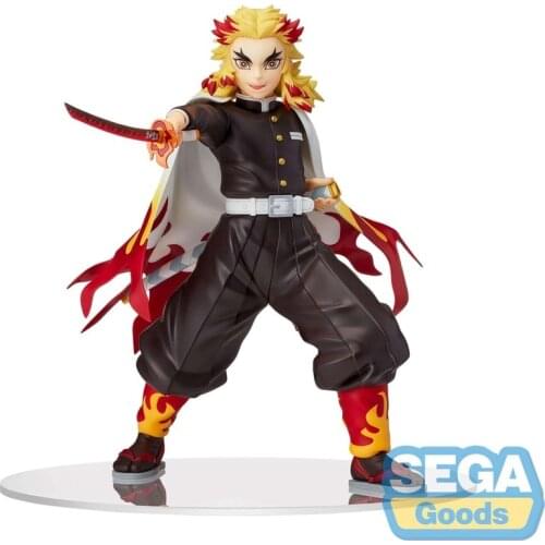 Original Sega Demon Slayer: Kimetsu No Yaiba Rengoku Kyoujurou Toys Model Figurals Brinquedos Anime Action Figure