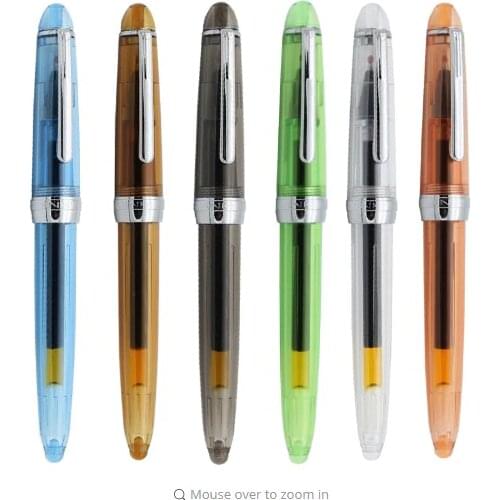 Jinhao 992a Fashion Candy Colorful Plastic Rollerball Pen 0.5mm Black Ink Refill Ballpoint Pens High Quality Writing Stationery