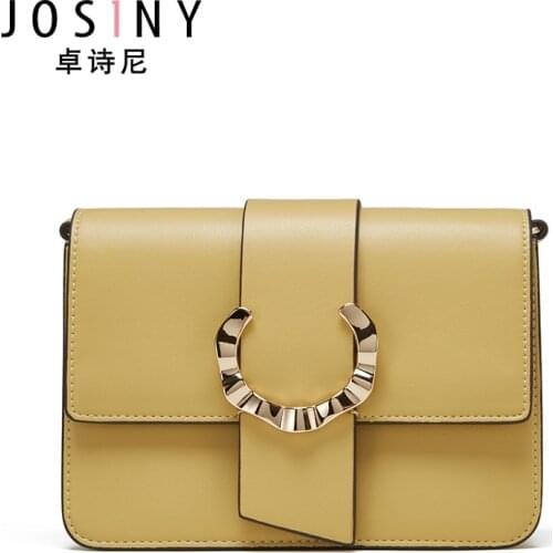JOSINY 2021 Shoulder Bags For Women Ladies Fashion Pu Leather Retro Casual Solid