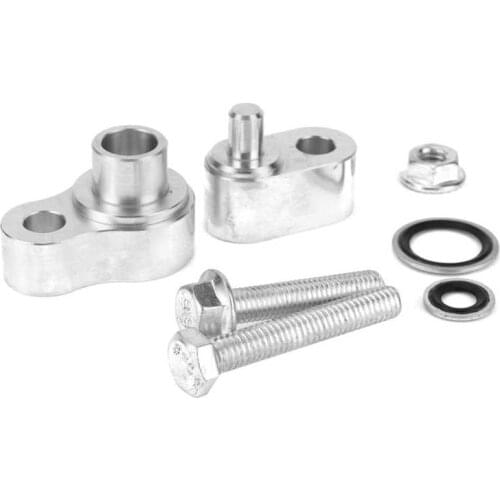 Heated oil pan oil heater Rear AC Block Off with Screws Gaskets Aluminium Alloy Fit for Chrysler Town / Country car oil