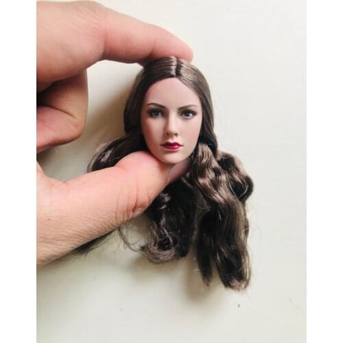 1/6 scale Spartan Army Commander female head sculpt european beauty ancient warrior headplay suntan skin