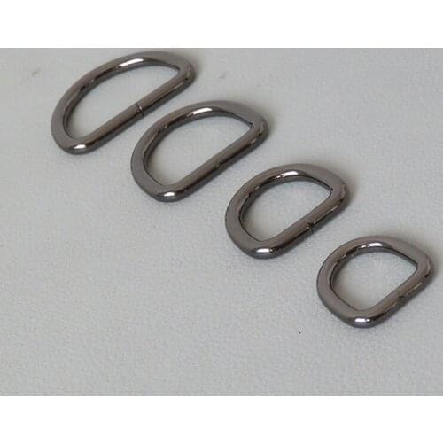 10Pcs/Lot webbing Straps Metal D Ring Belt Buckle For Bag Backpack Handbag Purse Pet Dog Collar Clasp Hook DIY Sewing Accessory