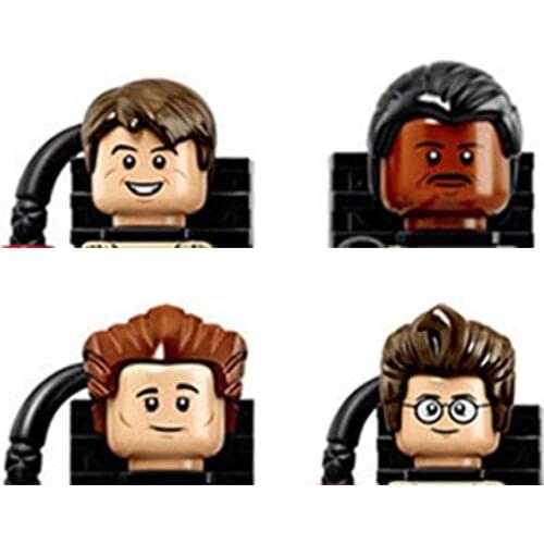 4Pcs/Set Building Blocks Ghostbuster Dr. Peter Venkman Raymond Stantz Action Figures Mini Bricks Toys for Children birthday gift
