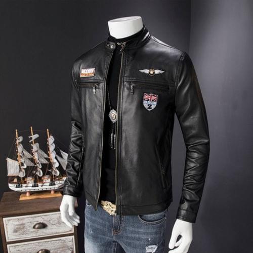 Mens Leather Jackets Fall Winter Coat Men Faux Leather Biker Jacket Male Classic Jacket Chaqueta Hombre Plus Size Erkek Mont