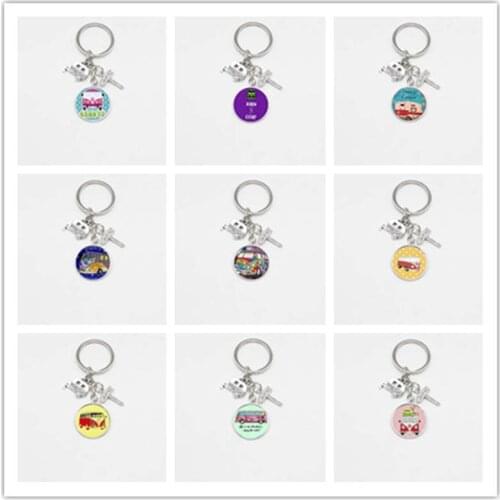 New features in 2020! Vintage hippie peace sign keychain modern men and women keychain bag car pendant keychain ring exquisite j