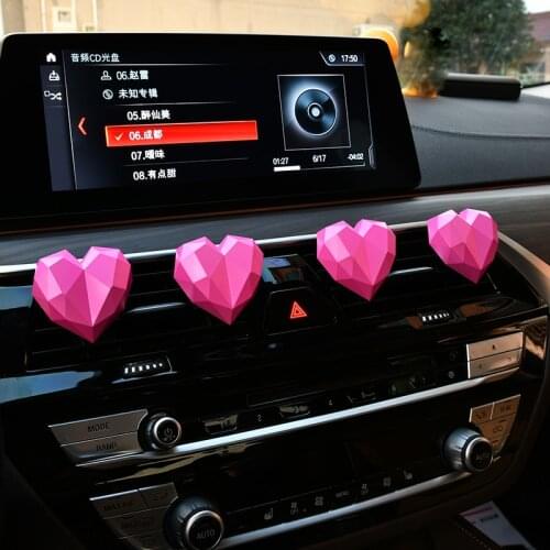 Car Air Freshener Auto Heart Car Perfume Fragrance Scent Smell in the Car Styling Car internior Accessories Ornament Diffuser