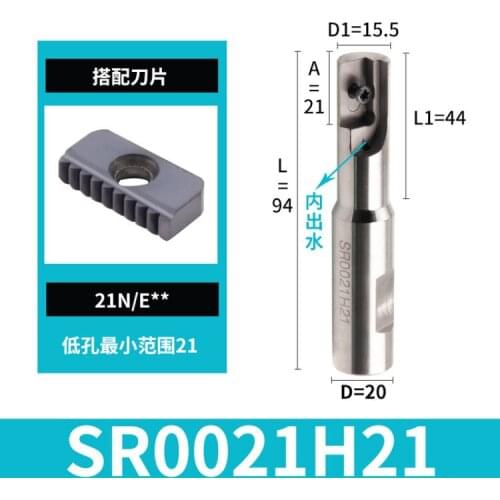 Thread milling cutter blade thread milling cutter rod