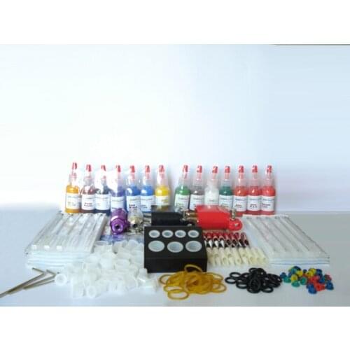 Rotary tattoo machine kit completed set permanent makeup tattoo kit rotary tattoo machine