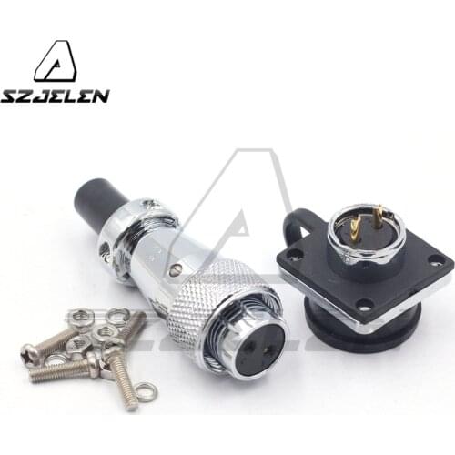 WS16 Series, 2-pin waterproof connector male female , Industrial Connectors plug socket,dustproof connector 2pin ,IP67