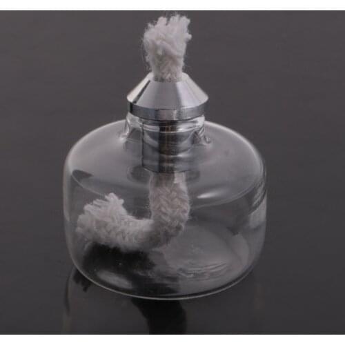 MagiDeal 1Pc Stirling Engine Acce Glass Mini Alcohol Lamp with Wick 8ml for House School Student Learning Education Classic Toys