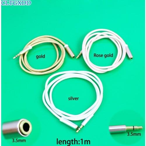Cltgxdd 3 Sections 3.5mm Male to Female Audio Extension Cable Jack 3.5mm Audio Extender Cord For Compute for Phone Amplifier