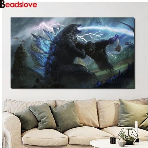 Beast orangutan War Cartoon 5D Diy Diamond Painting Diamond Embroidery sale full Mosaic 3d picture of rhinestones