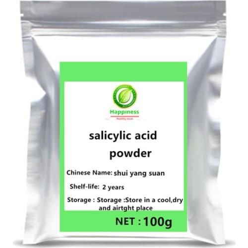 Hot sale salicylic acid powder extract Remove acne, shrink pores, exfoliate and prevent acne free shipping