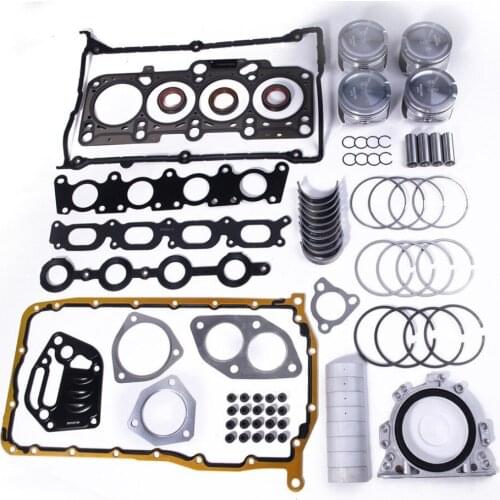 1.8T Engine Rebuilding Kits Overhaul Package & Piston & Ring Kit For For V-W Beetle Golf J-etta Passat A-UDI A4 TT 06B 107 065 N