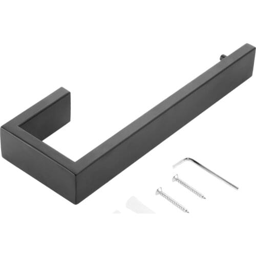 1PC Chrome Black Stainless Steel Beautiful Wall Hook Toilet Paper Holder Towel Ring Towel Bar Bathroom Accessories