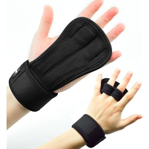 1PC Wrist Support Anti Slip Palm Guard For Dumbbell Weight Lifting Pull-Up Adjustable No Pilling Lengthen Autohesion Ventilation