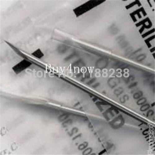100pcs Sterile Body tattoo Piercing Needles Tattoo Needles 12G 13G 14G 15G 16G disposable supplies