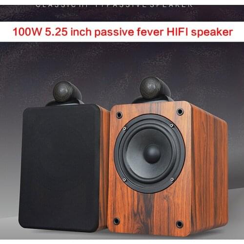 100W 5.25 Inch High-power Home Speakers, Passive Fever Speakers, Subwoofer Speakers, HiFi Surround Bookshelf Amplifier Speakers