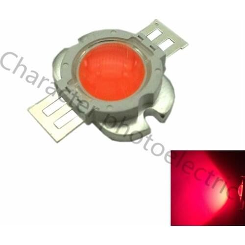 2 PCS High power 10W full spectrum 380 ~ 840nm SMD LED growth chip lamp 10W LED plant growth with 90 degree concentrating lens