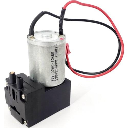 370 Piston Air Pump Small Electric Vacuum Pump DC 12V Diaphragm Pump for Home Appliance Accessories Air Pump Large Flow 3-5L/Min