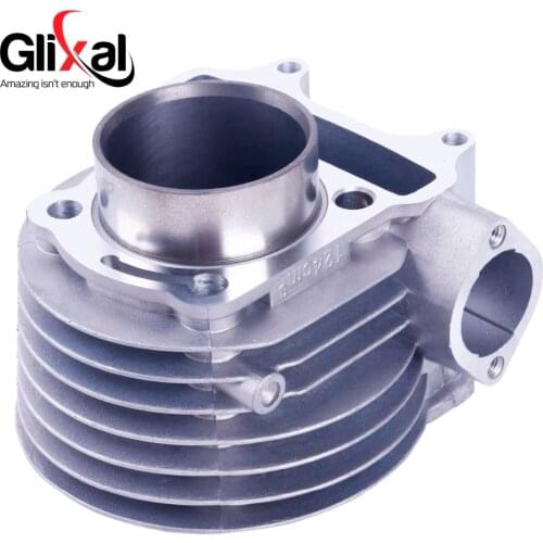 Glixal GY6 125cc 152QMI 4-stroke Chinese Scooter 52.4mm Cylinder Block for JONWAY,BASHAN,ZNEN,ROKETA,TANK,BMS Moped ATV Go-Kart
