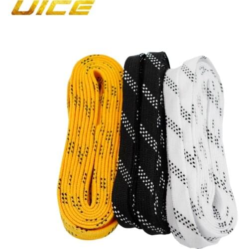 84/96/108/120in Skate Laces Dual Layer Braid Extra Reinforced Tips Waxed Tip Design For Ice Hockey Shoe Lace