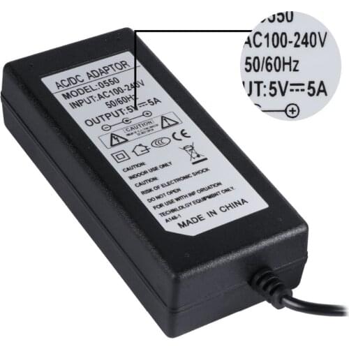 AC/DC Adapter Charger AC100-240V to DC5V 5A 6A 8A Switch Power Supply Transformer For LED Strip Light CCTV Camera Laptops etc. L