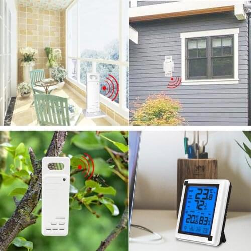 Wireless Outdoor Weather Station ℉/℃ Thermometer Hygrometer w/ 3 Forecast Sensor