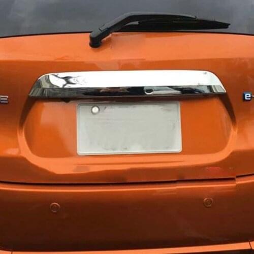 For Nissan Note E12 2017-2019 2020 ABS Chrome Rear Trunk Tailgate Rear Door Lid Cover Molding Protector Car Styling Accessories