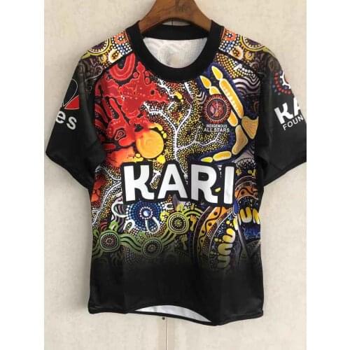 2021 INDIGENOUS ALL STARS HOME RUGBY JERSEY 2022 Indigenous All Stars Rugby TRAINING SHORTS JERSEY size S-3XL-5XL