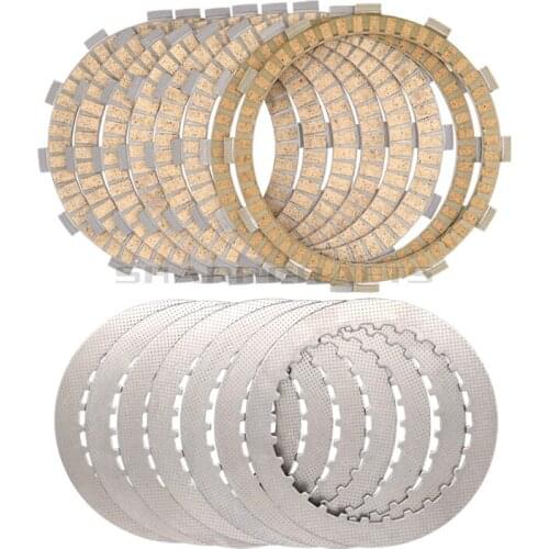 Engine Carbon Fibre Clutch Friction Plates & Steel Plates Disc Kit For HONDA CBR1000RR 04-07 CB1000RA ABS CB1000R 13-17 CBF1000