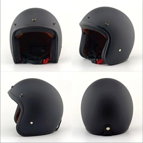 Mens and womens retro motorcycle helmet classic retro open light design suitable for motorcycle electric car