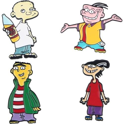 P5030 Dongmanli Funny Cute Figure Enamel Pins Brooch Women Lapel Backpack Bags Badge Jewelry Gifts