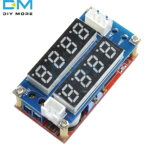 Max 5A Adjustable CC CV Step Down Receiver Charge Module Digital Voltmeter Ammeter Display LED Driver for Arduino Non-isolated