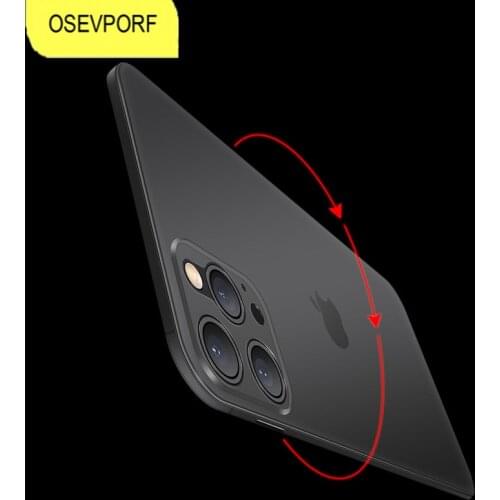 Ultra Thin Hard PC Case On The For iPhone X XR XS Max Full Protective Cover For iPhone 11 12 Pro Max 11Pro Shockproof Capinhas