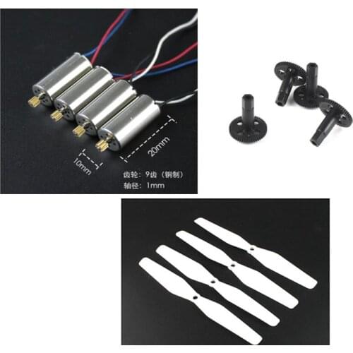 SJRC S20 S20W RC Quadcopter spare parts CW CCW motor blades gear set