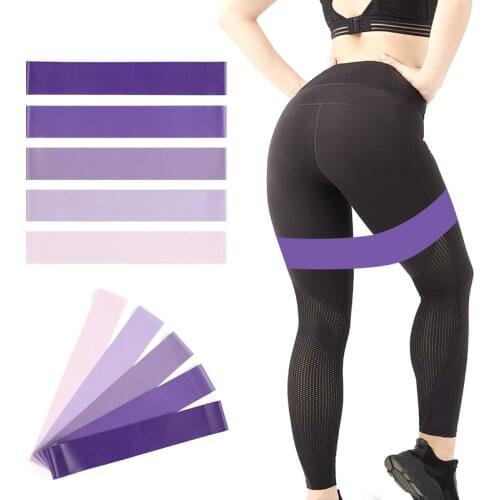 Sports Gym Pilates Strength Workout Equipment Expander Exercise Mini Band Yoga Training Fitness Gum Elastic Resistance Loop Band