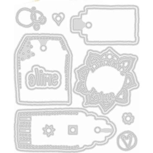 Ocean Series Theme Title Sign Cover Cutting Dies Scrapbook Diary Decoration Stencil Embossing Template DIY Greeting Card 2021