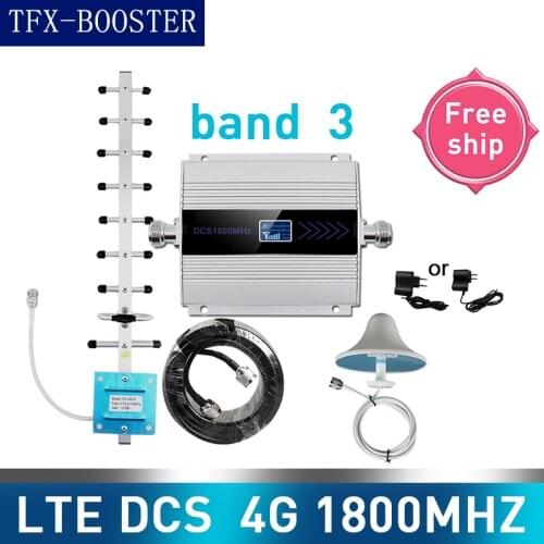 TFX-BOOSTER 4g signal booster 1800mhz LTE GSM Mobile Signal Booster band 3 Repeater DCS 1800Mhz Cellphone Cellular Cell Phone