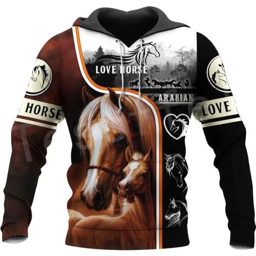 Tessffel Animal Love Horse Funny Casual Pullover NewFashion Harajuku Streetwear Unisex 3DPrint Zip/Hoodies/Sweatshirts/Jacket A4