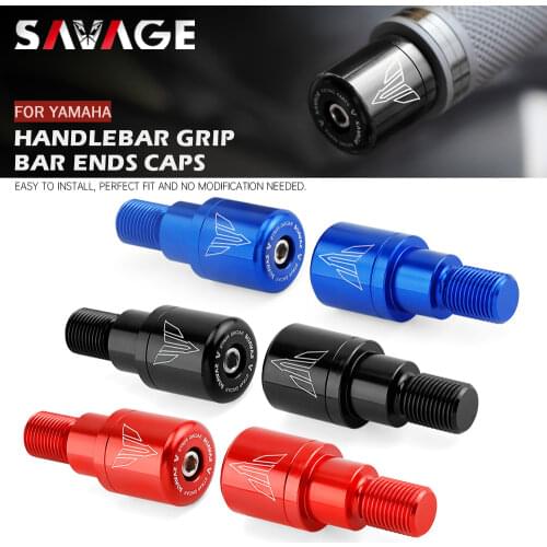Handlebar Grip Bar Ends Caps For YAMAHA MT-07/Tracer MT-09 MT-10 FZ-07 FZ-09 FZ-10 XSR 700/900 2014-2021 Motorcycle CNC Aluminum