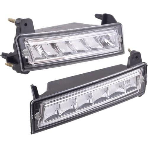 1 Pair 1649060251 Car Front Bumper LED Daytime Running Light Lamp DRL 1649060151 Fit For Mercedes-Benz ML GL GLK W164 X164 X204