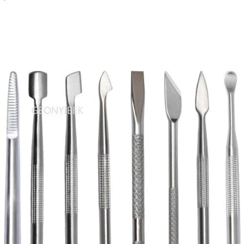 1pcs Dead Skin Push Remover For Pedicure Manicure Double-ended Stainless Steel Cuticle Pusher Nail Art Cleaner Care Tool