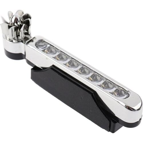 1PC Universal Wind Energy Car Daytime Running Light Fog Lamp 8 LED Car DRL Driving Day Lights Headlight Signal Light Lamp