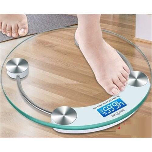 2018 A3 Bathroom Scales Accurate Smart Electronic Digital Weight Home Floor Health Balance Body Glass LED Display 180kg