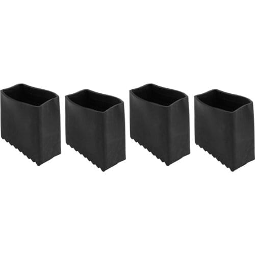 4pcs Rubber Ladder Feet Rest Mats Non-skid Feet Covers Folding Ladder Accessory