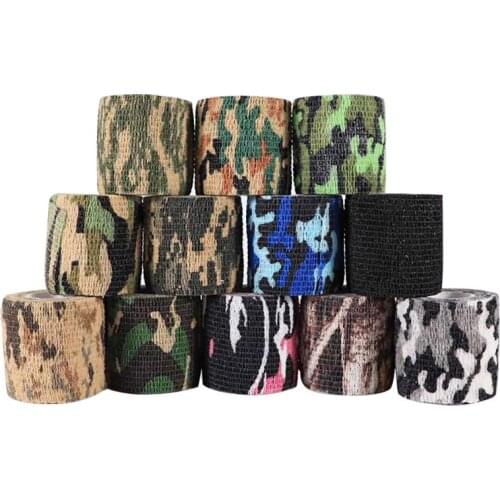 5cmx4.5m Army Camo Outdoor Hunting Shooting Blind Wrap Camouflage Stealth Tape Waterproof Wrap Durable HOT Camping Camo Wrap